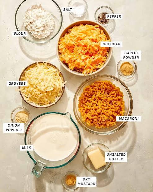 Baked Mac & Cheese Ingredients